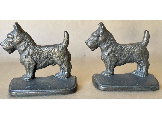 Heavy Scotty Dog Bookends