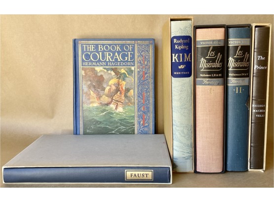Classic Vintage Literature Including Macchiavelli, Les Miserable,Faust, &more
