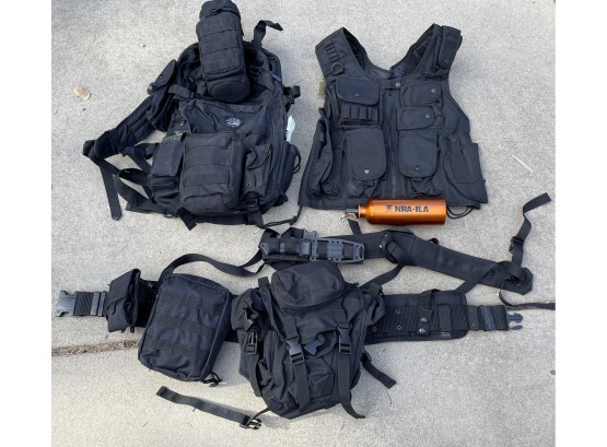 Assorted Tactical Packs & More