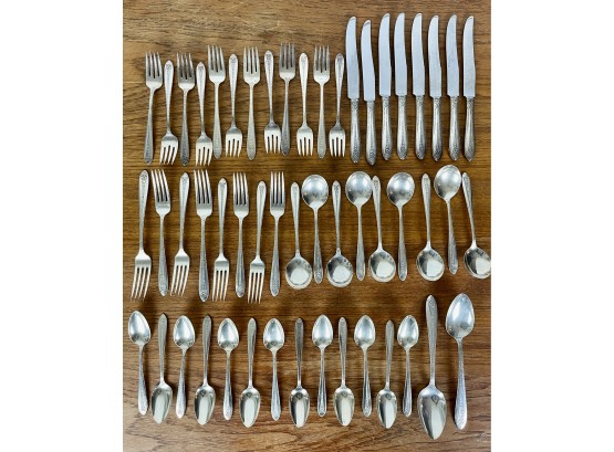 51 Pieces Of National Sterling Flatware