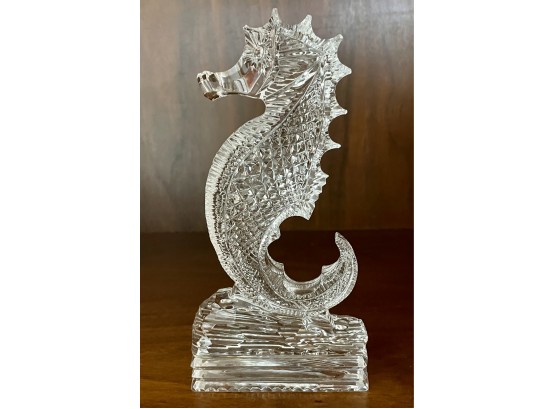 Waterford Crystal Seahorse Figurine