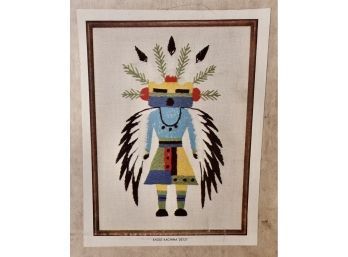 3 Decorative Craft Kits Of Native American Kachina's - Each Appears To Be Complete