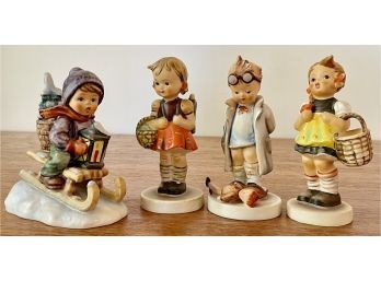 4 Vintage Hummel Figures