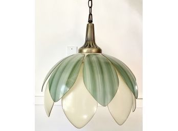 Plastic Vintage Tulip Swag Pendant Lamp