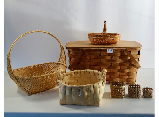 Picnic Basket & More Assorted Baskets