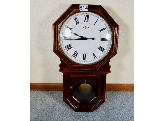 Battery Operated Wall Clock, 21' Tall
