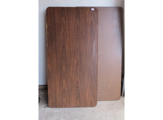 2 Brown 6' Folding Tables