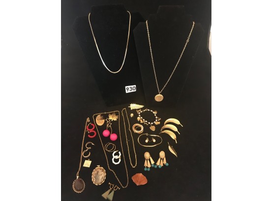 Gold Toned Costume Jewelry