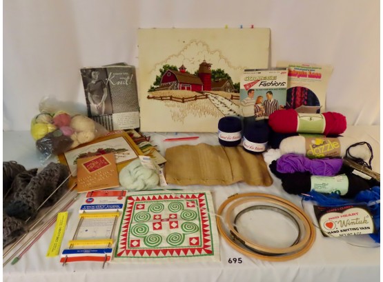 Crewel, Crochet, & Knitting Kits, Supplies, Booklets