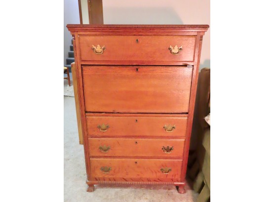 Antique Oak Secretary Desk/Dresser