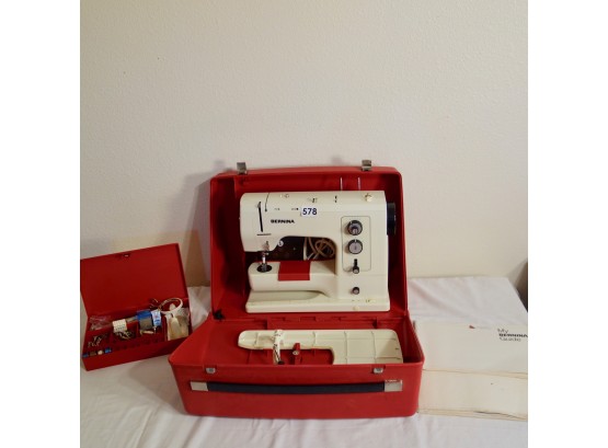 Bernina 830 Sewing Machine W/Manual, Tools, Accessories, & Carrying Case