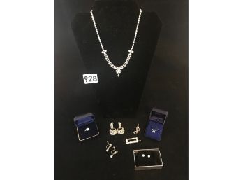 Vintage Rhinestone & Faux Diamond Jewelry