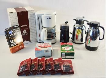 Coffee Maker, Grinder, Carafes And More