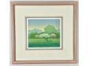 Framed, Signed,  Nancy Roach Serigraph 13/30, 'Late Afternoon In April'