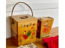 Vintage Wood Kitchen Containers & Aprons