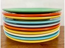 10 Fiesta Ware Luncheon Plates