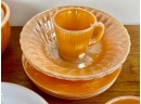 Large Collection Of Fireking Peach Lusterware