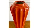 Fun Ribbed Ceramic Vase