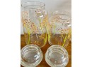Set Of Vintage Glass Canisters In Great Condition