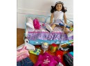 American Girl Doll With Trundle Bed, Accessories, And Clothes