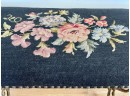 Beautiful Antique Piano Stool With Needlepoint Cover In Very Good Shape