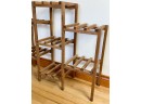 Cool Mid Century Wood Plant Stand