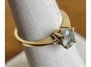 14k Gold And Stone Ring