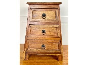 Wood Table Top Chest Of Drawers