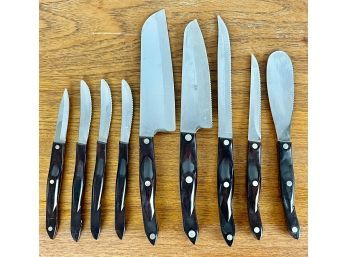 9 Cutco Pieces Including 3 Steak Knives