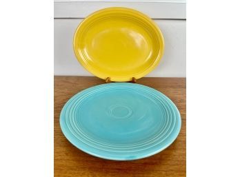2 Fiestaware Platters