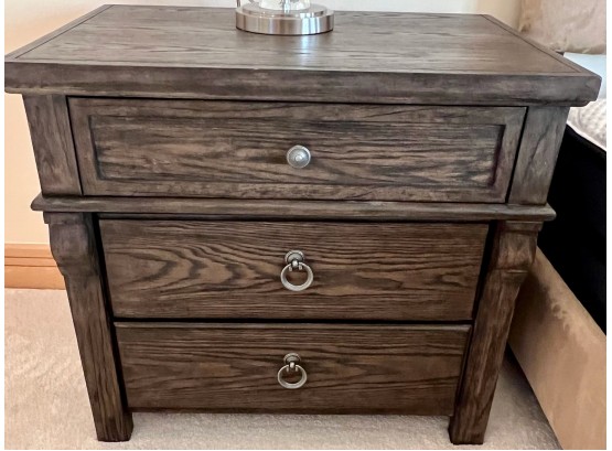Hekman Night Stands - 2 In A Unique Brown/ Gray Finish