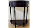 !/2 Round Side Table In A Mahogany Finish