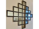 Gold And Black Lacquer Finish Mirror