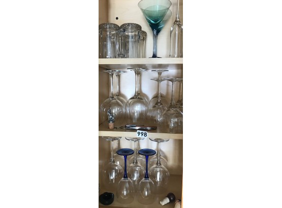 Stemware, Mugs, Martini Glasses, & More