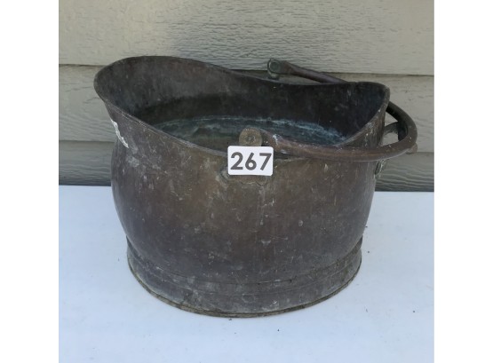 Cool Old Coal Bucket W/Handle