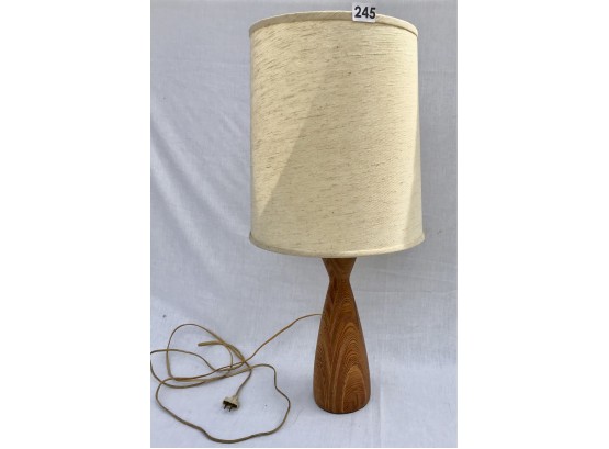 Mid Century Wood Lamp