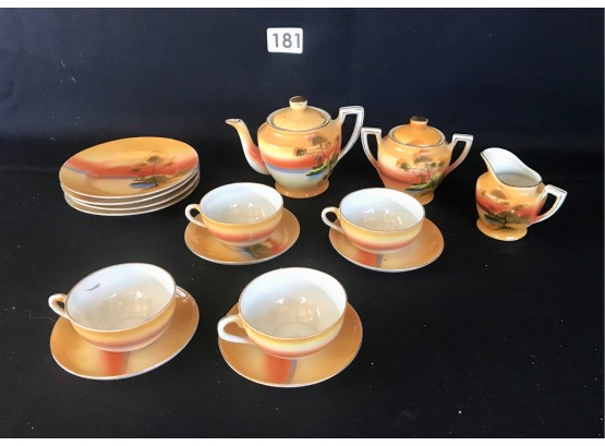 Vintage Japanese Child's Tea Set