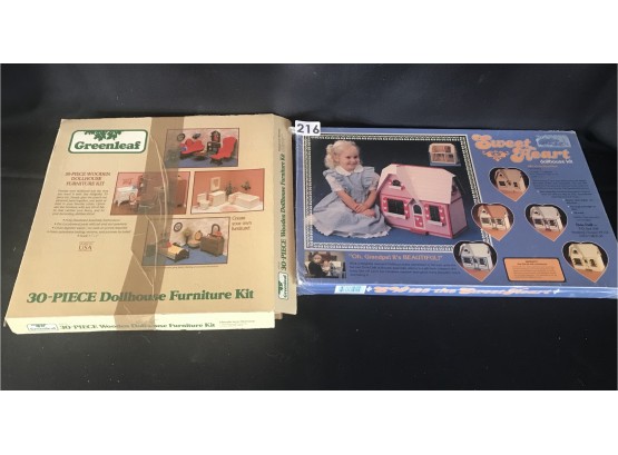 Wooden Dollhouse & Furniture Kits