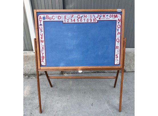 Vintage Doublesided Chalk Board