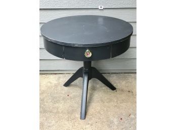 Black Painted Side Table