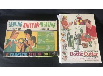 Vintage Bottle Cutter & Fiber Arts Kits