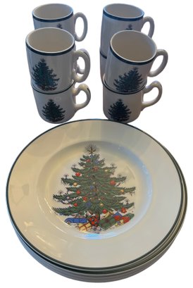 Christmas Plates & Mugs- (1 Of 2)
