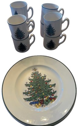 Christmas Plates & Mugs- (2 Of 2)