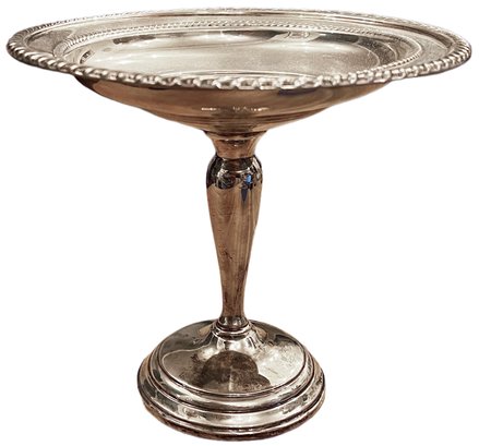 Pedestal Bowl, Sterling Weighted