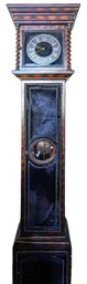 MAITLAND- SMITH GRANDFATHER CLOCK- Finished In Cowhide