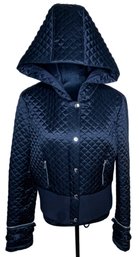 LAUNDRY- Quilted Jacket, Black, Size- Lg