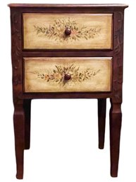 PAIR OF NIGHTSTANDS- Hand Painted Tuscan Like Style