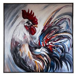 ART- A Print Of A Rooster