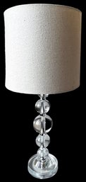 LAMP-Crystal Ball Table Lamp, Clear