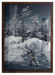 ART- Framed Poster Of Boy In Woods